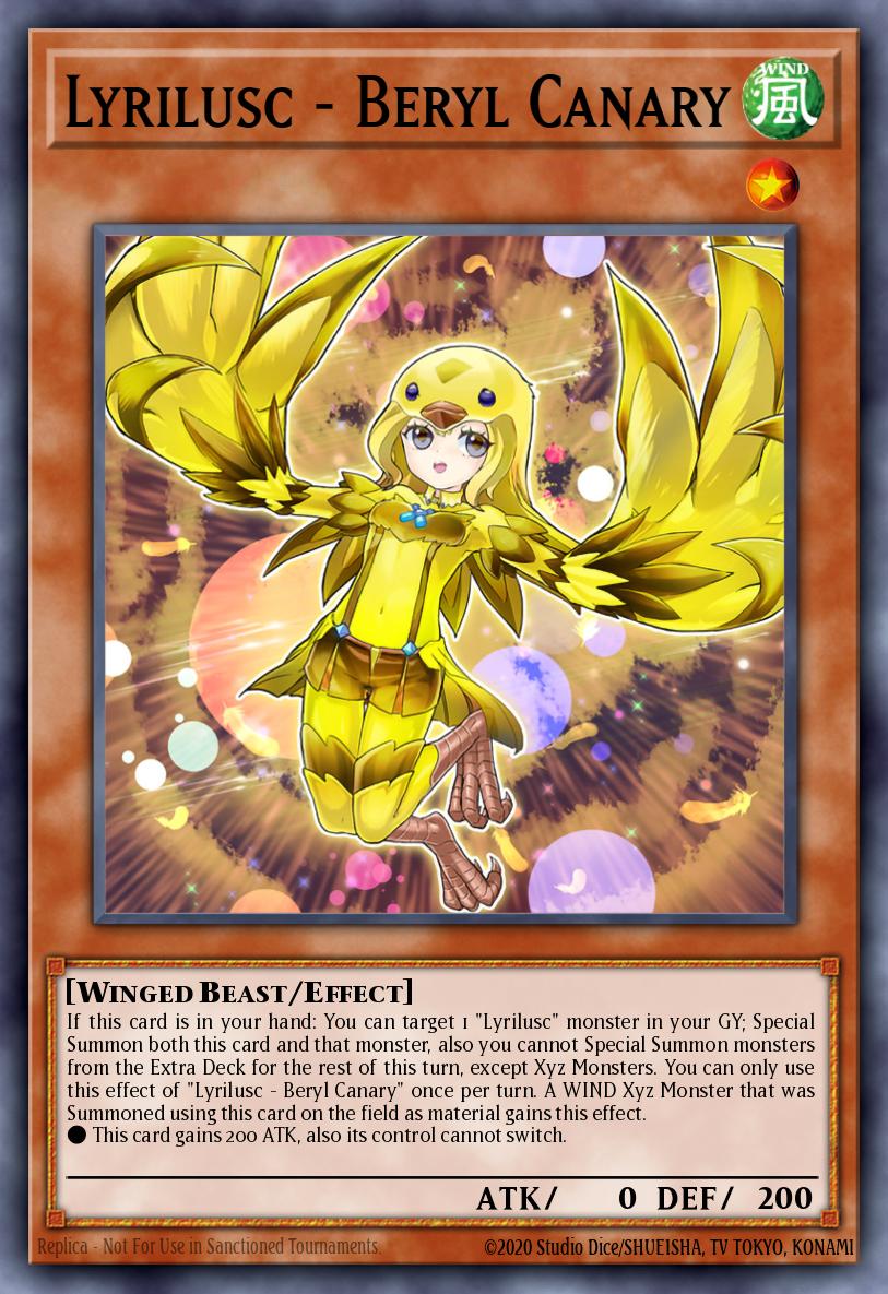 Card Image: Lyrilusc - Beryl Canary