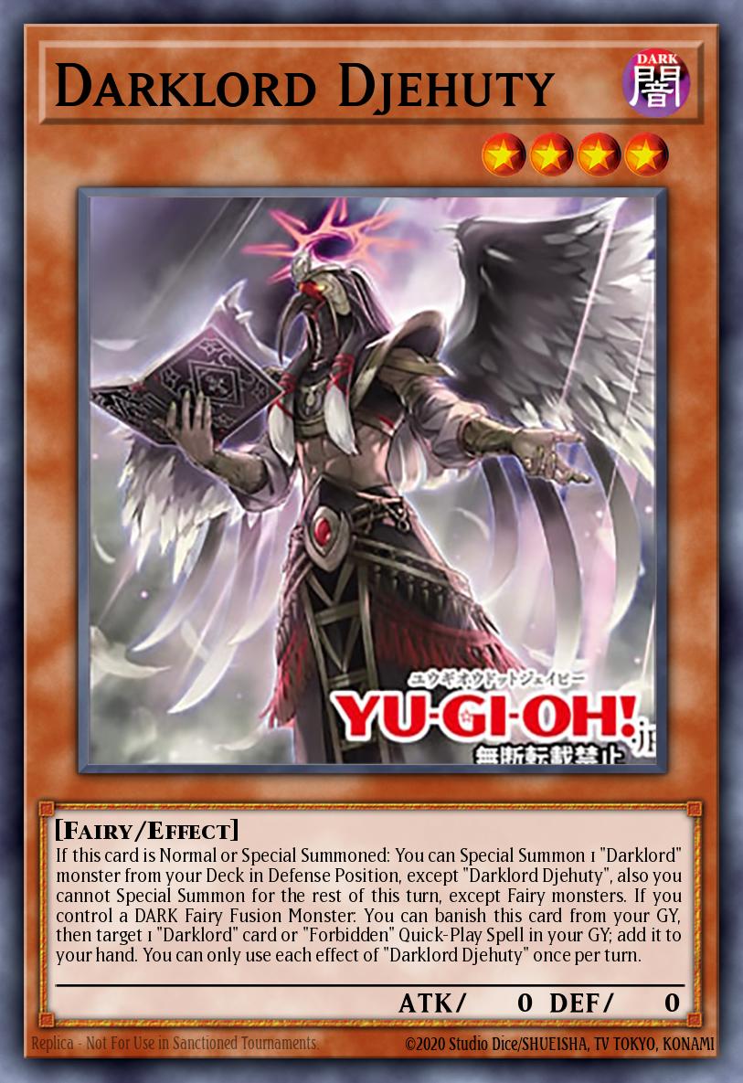 Card Image: Darklord Djehuty