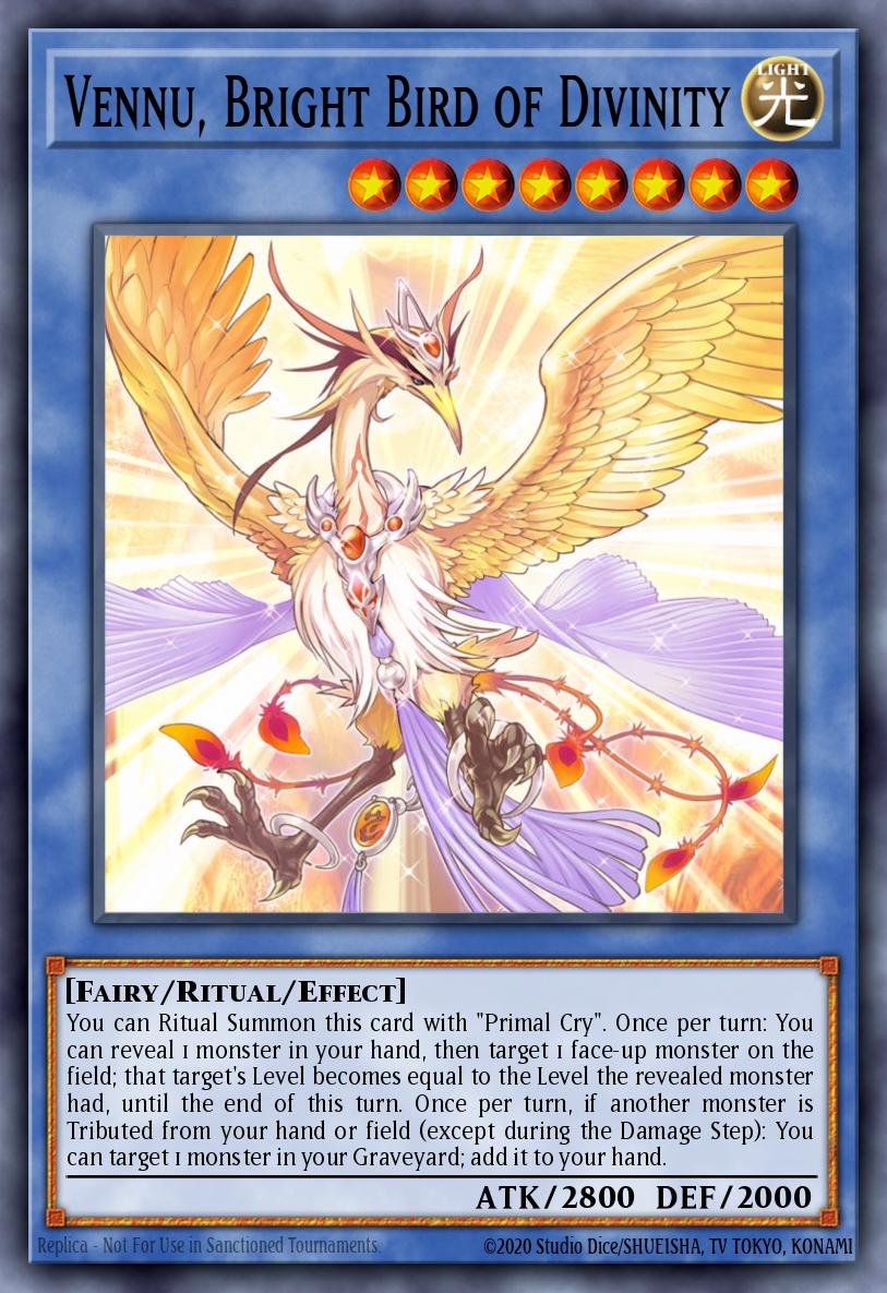 Card Image: Vennu, Bright Bird of Divinity