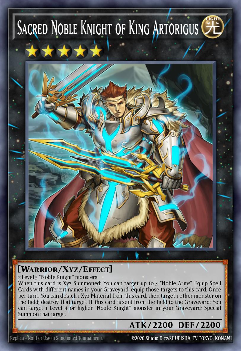 Card Image: Sacred Noble Knight of King Artorigus