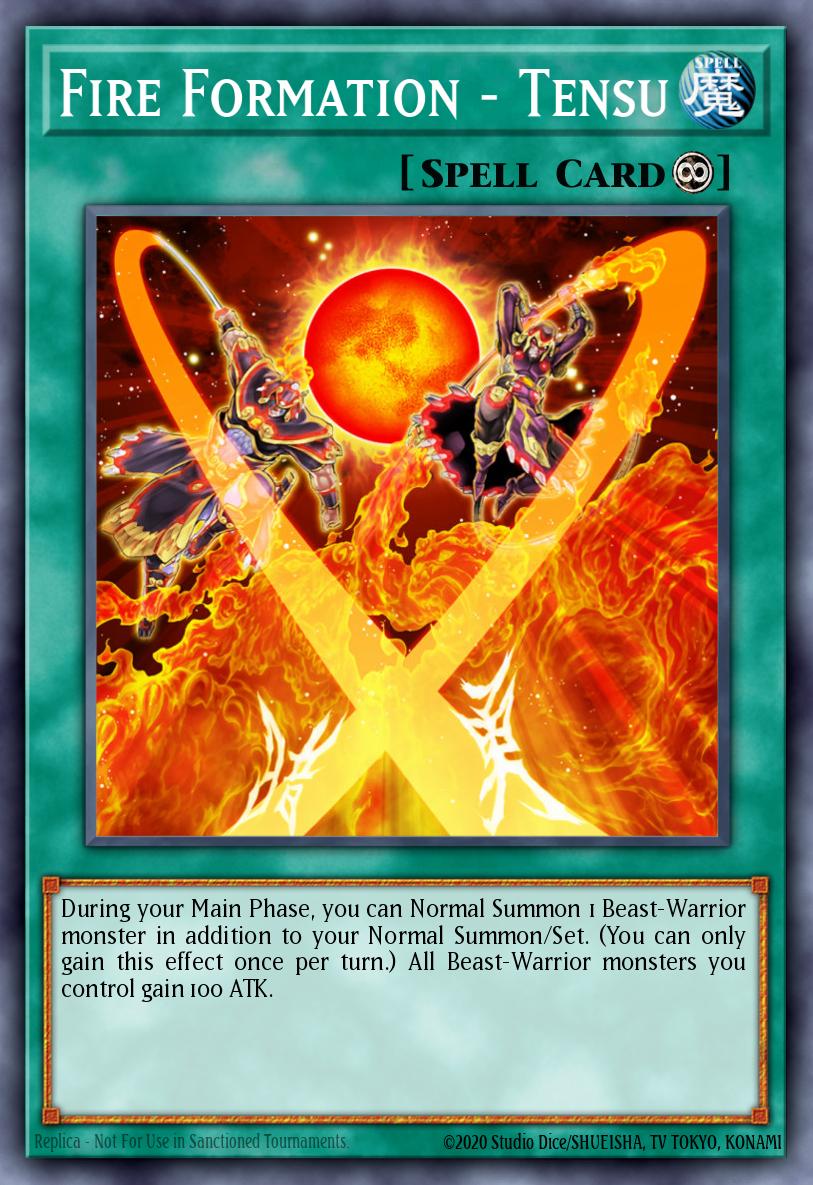 Card Image: Fire Formation - Tensu