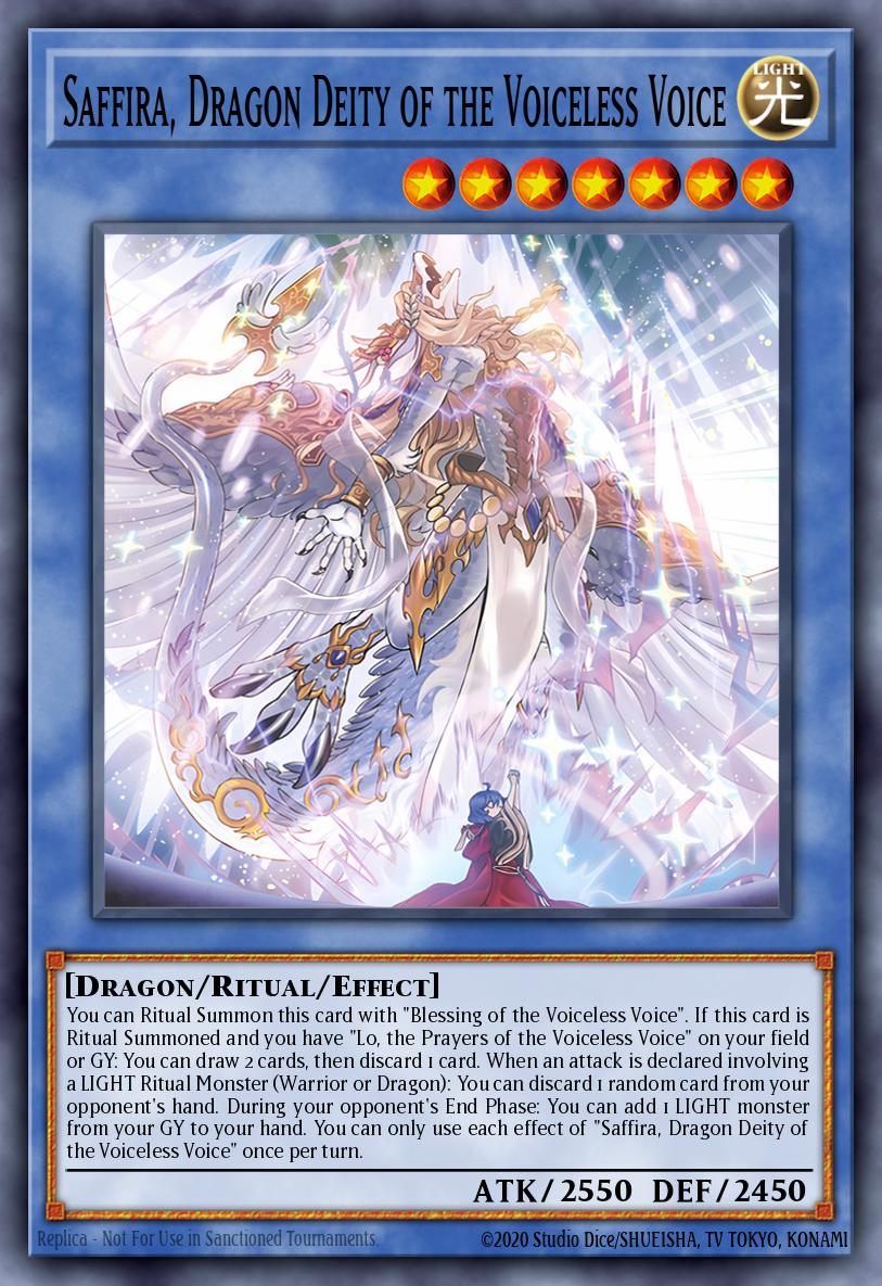 Card Image: Saffira, Divine Dragon of the Voiceless Voice