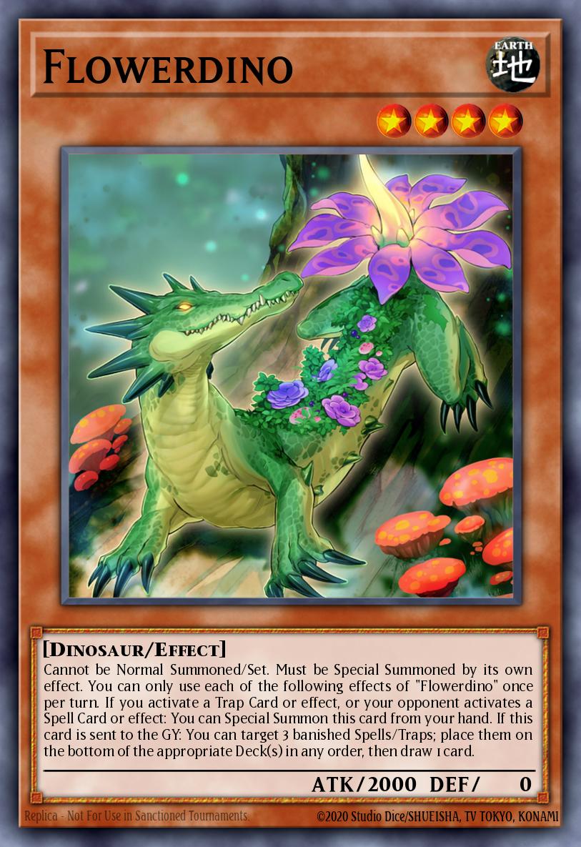 Card Image: Flowerdino