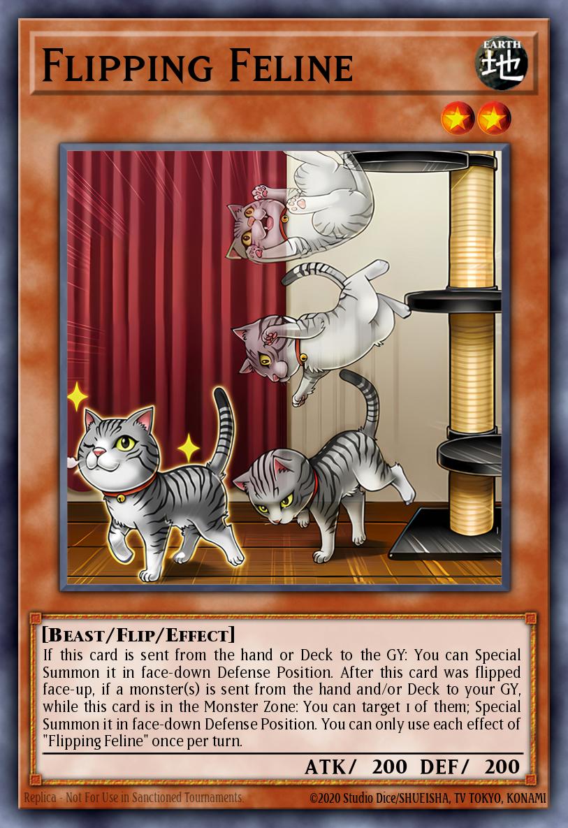 Card Image: Flipping Feline