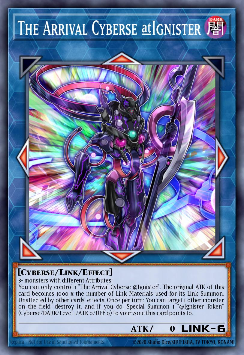 Card Image: The Arrival Cyberse @Ignister
