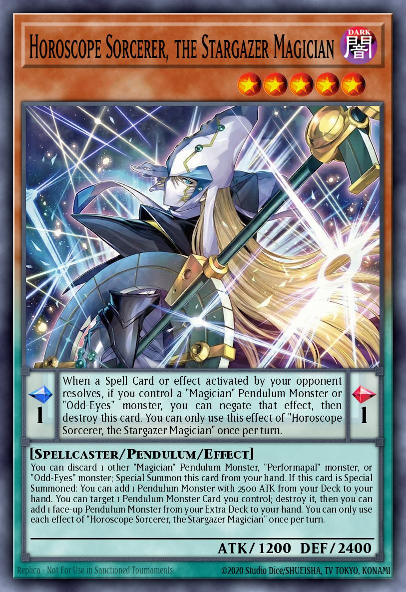 Card Image: Horoscope Sorcerer, the Stargazer Magician