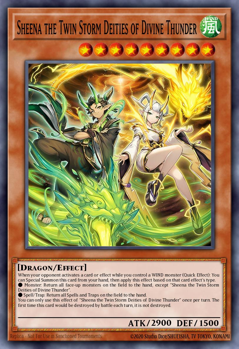 Card Image: Shiina, Twin Tempests of Celestial Thunder