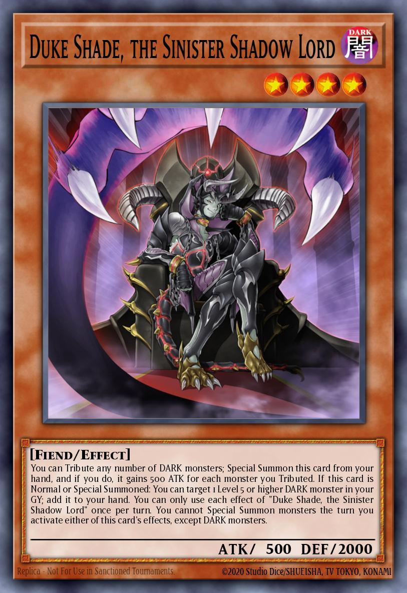 Card Image: Duke Shade, the Sinister Shadow Lord
