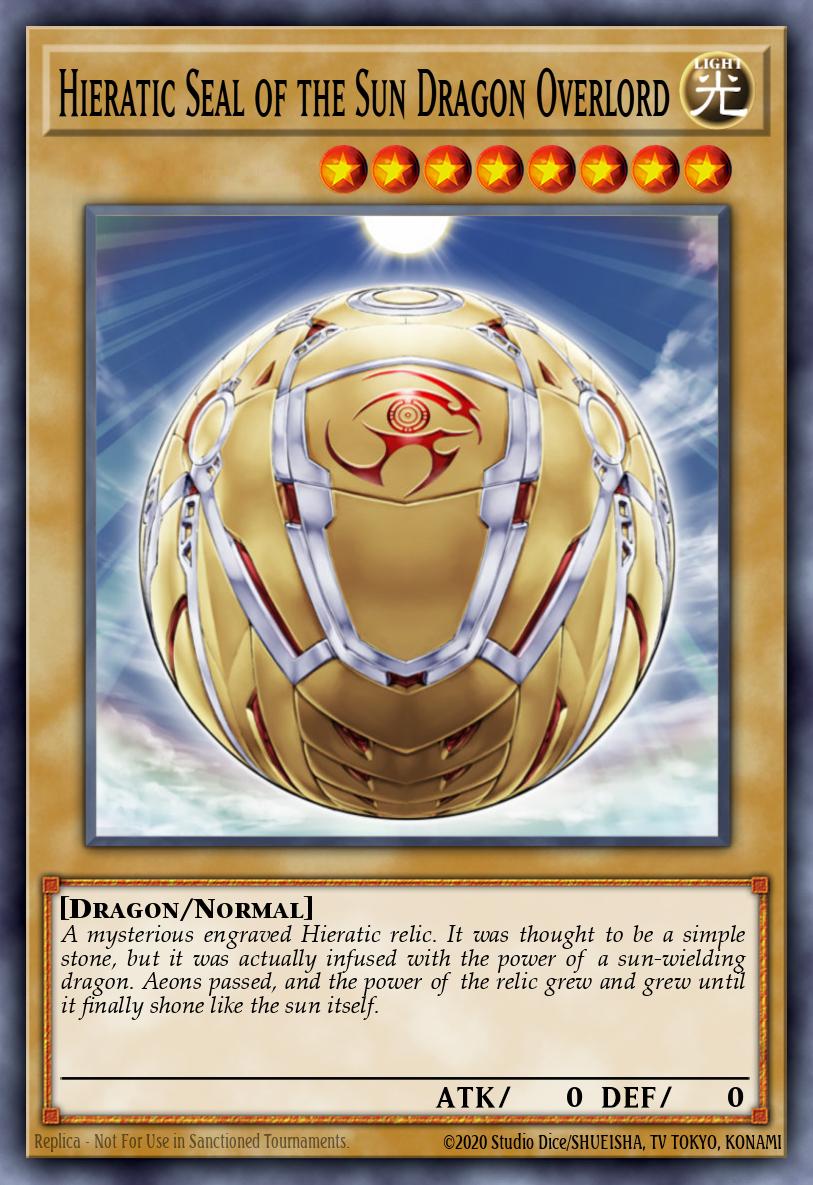 Card Image: Hieratic Seal of the Sun Dragon Overlord