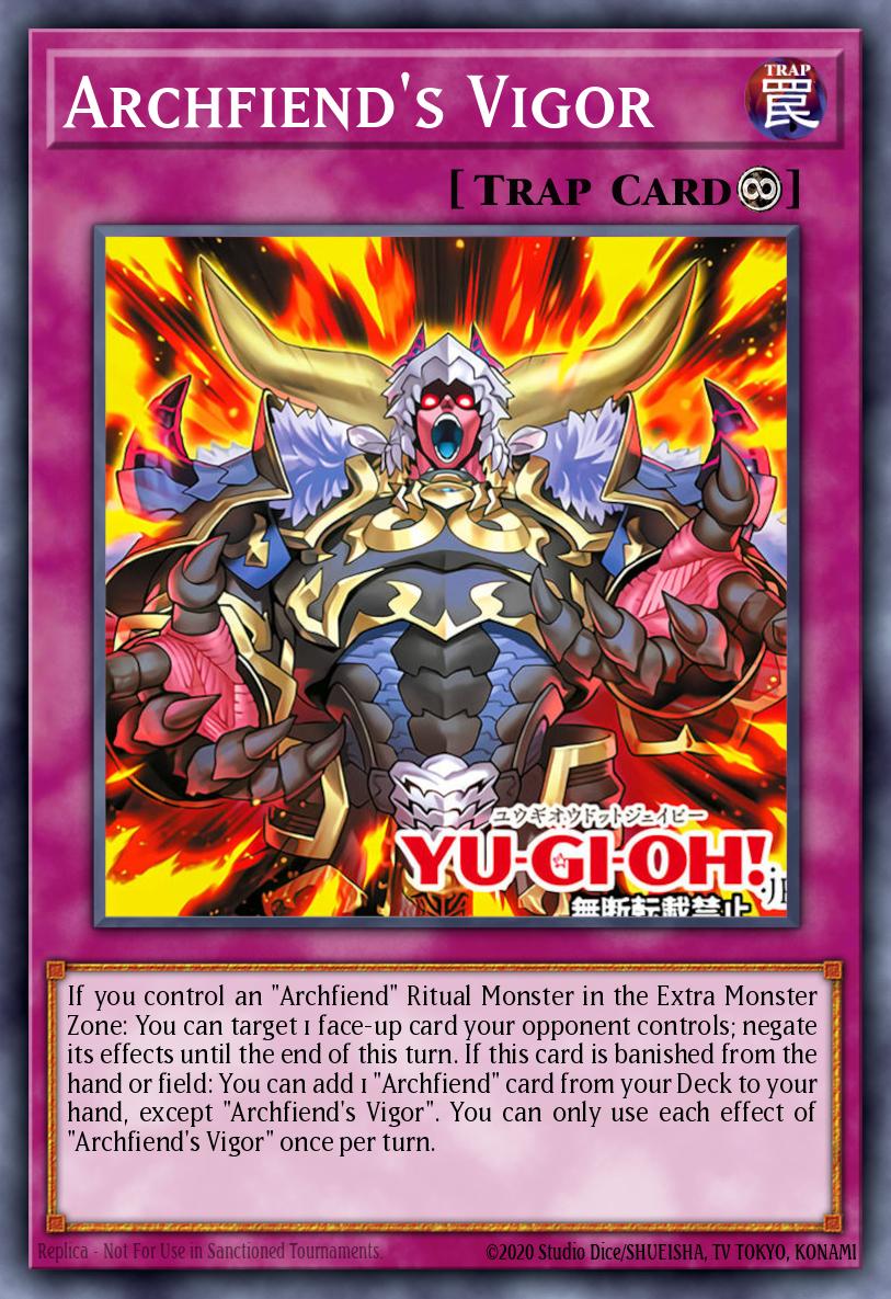 Card Image: Archfiend's Vigor