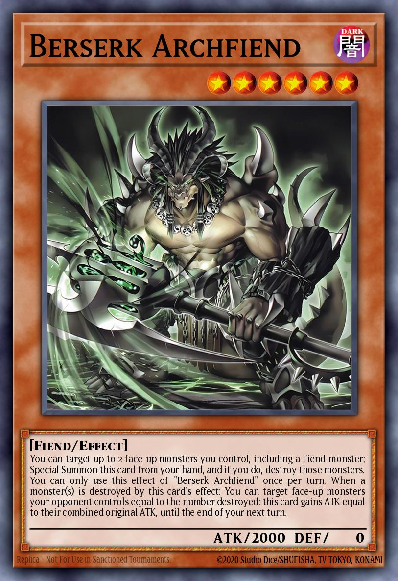 Card Image: Berserk Archfiend