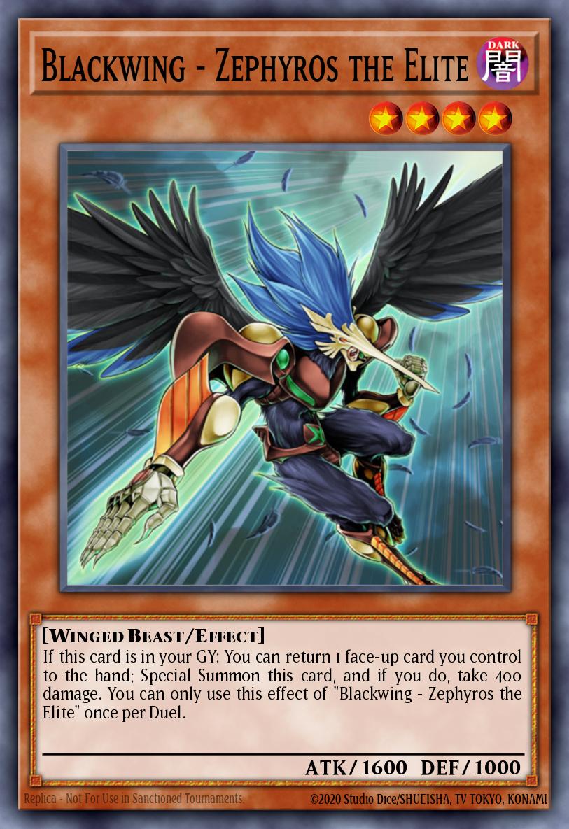 Card Image: Blackwing - Zephyros the Elite