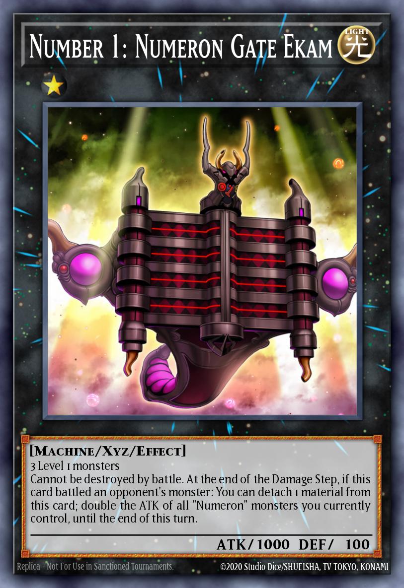 Card Image: Number 1: Numeron Gate Ekam