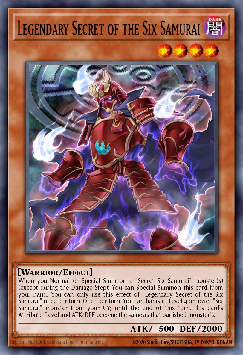 Card Image: Legendary Secret of the Six Samurai