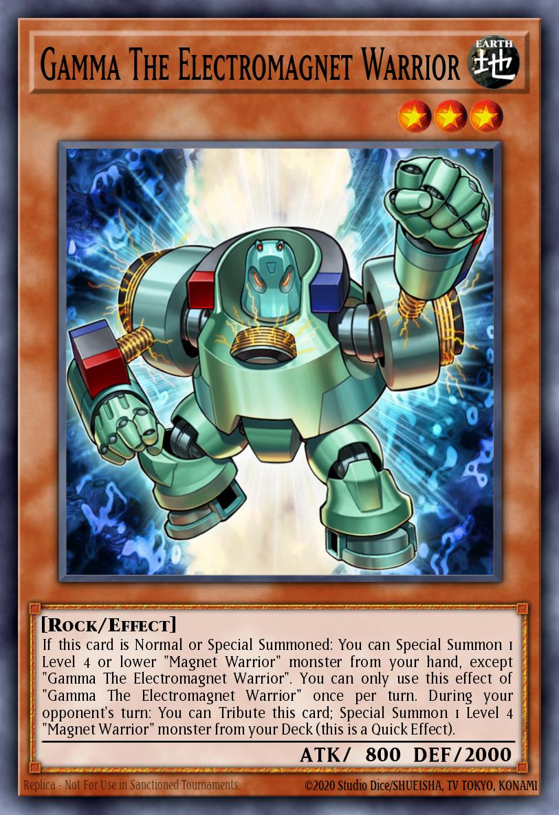 Card Image: Gamma The Electromagnet Warrior
