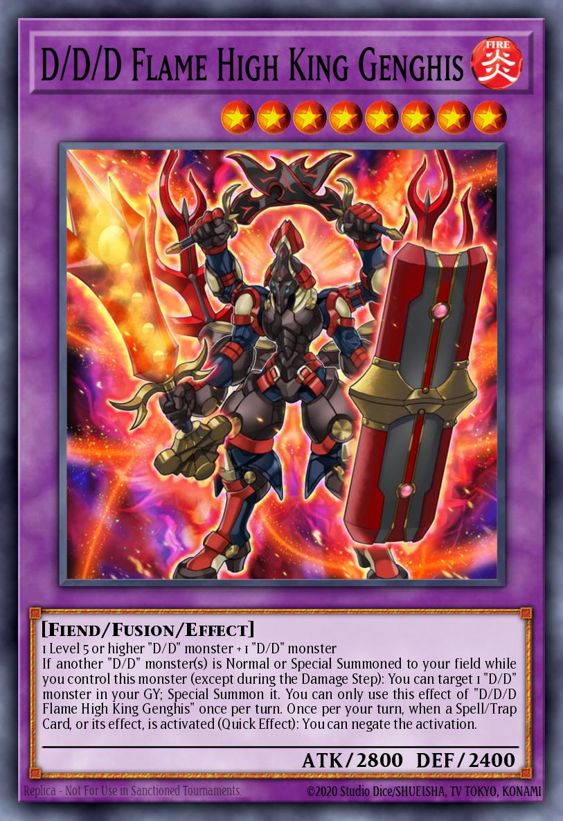 Card Image: D/D/D Flame High King Genghis