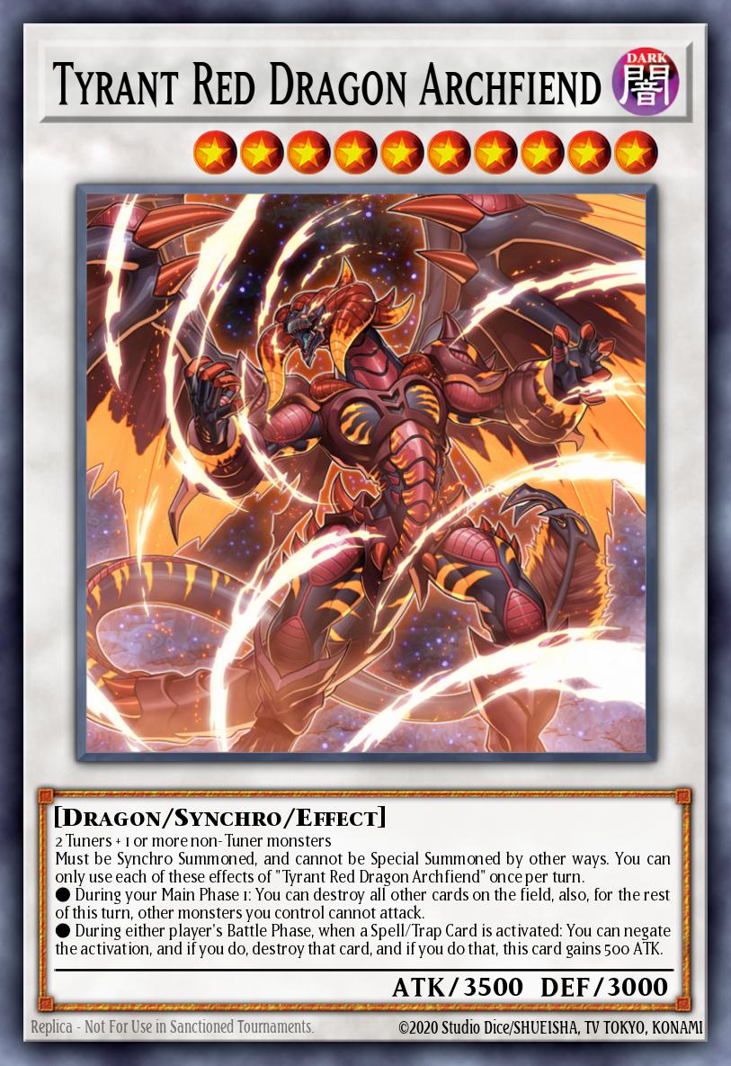 Card Image: Tyrant Red Dragon Archfiend