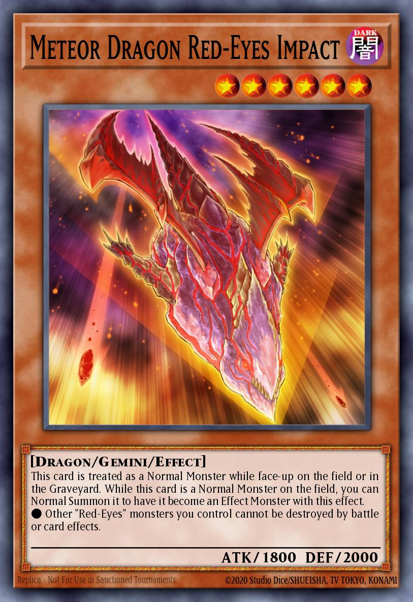 Card Image: Meteor Dragon Red-Eyes Impact