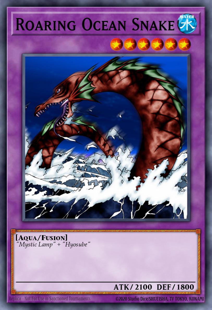 Card Image: Roaring Ocean Snake