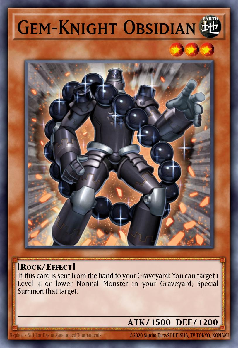 Card Image: Gem-Knight Obsidian