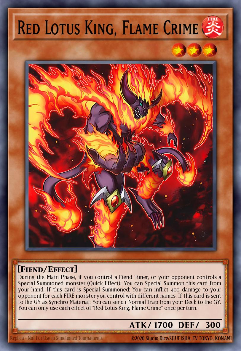 Card Image: Red Lotus King, Flame Crime