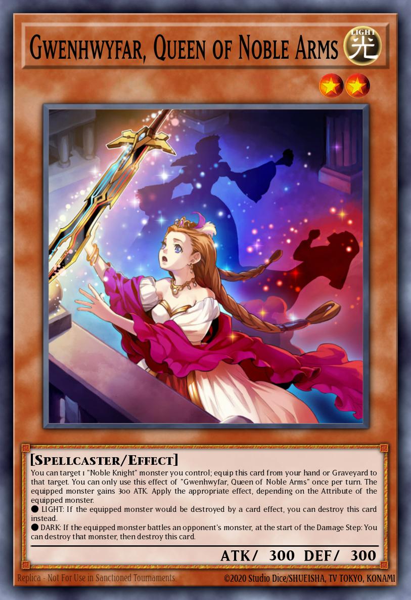 Card Image: Gwenhwyfar, Queen of Noble Arms