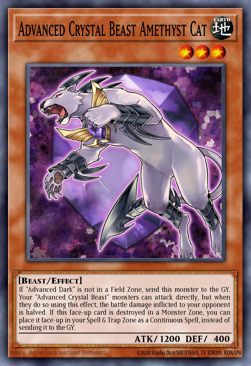 Card Image: Advanced Crystal Beast Amethyst Cat