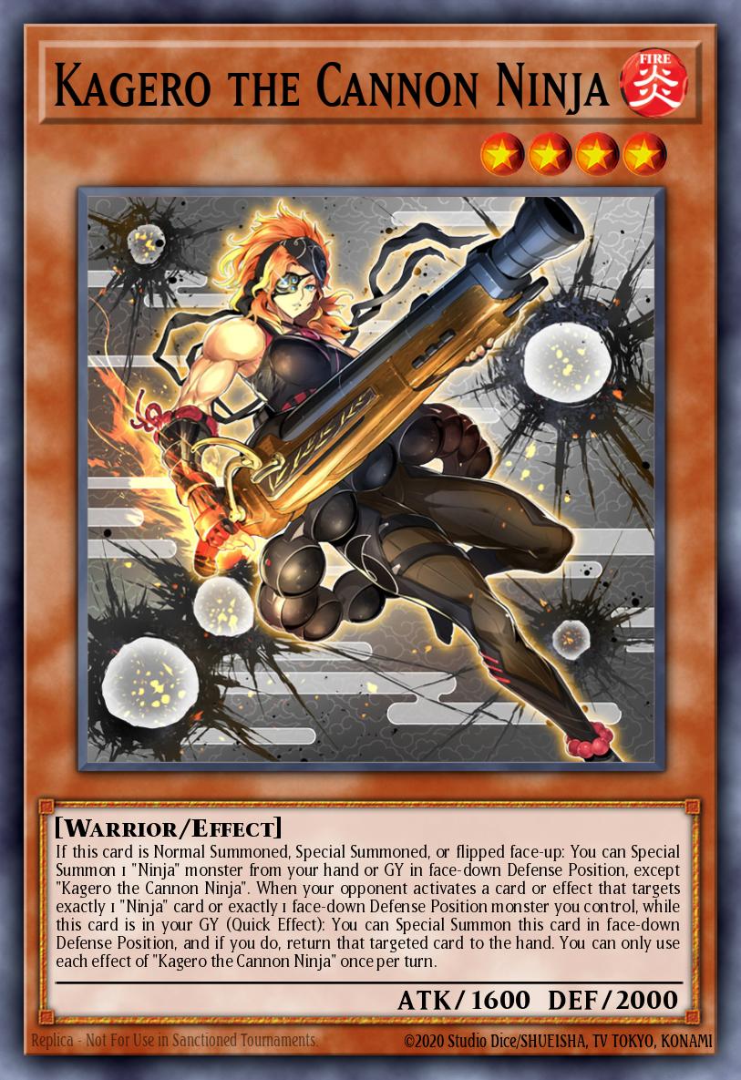 Card Image: Kagero the Cannon Ninja