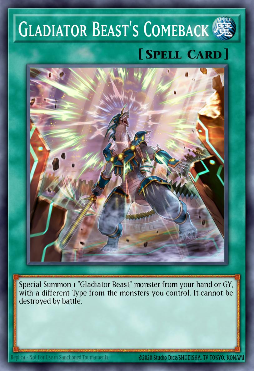 Card Image: Gladiator Beast's Comeback