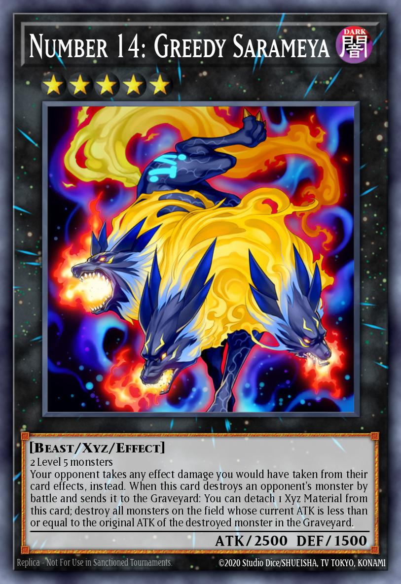 Card Image: Number 14: Greedy Sarameya