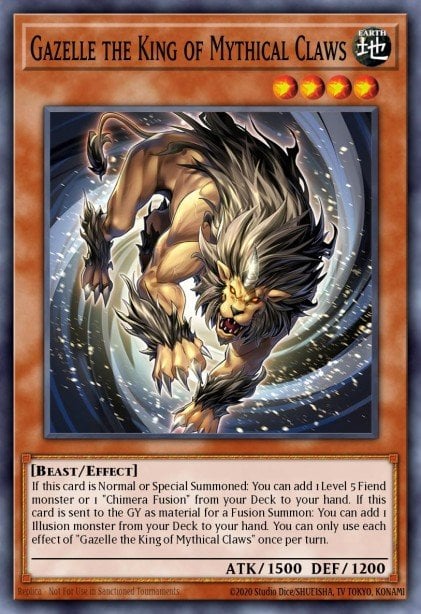 Card Image: Gazelle the King of Mythical Claws