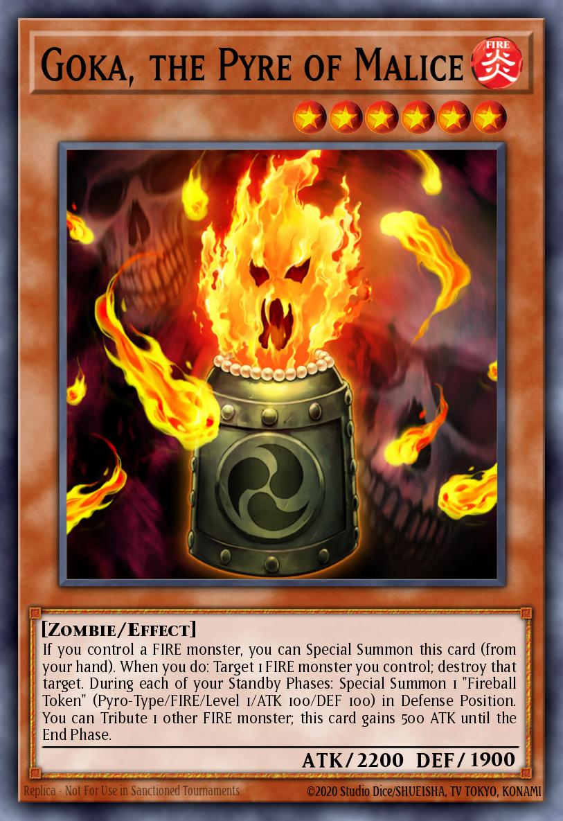Card Image: Goka, the Pyre of Malice