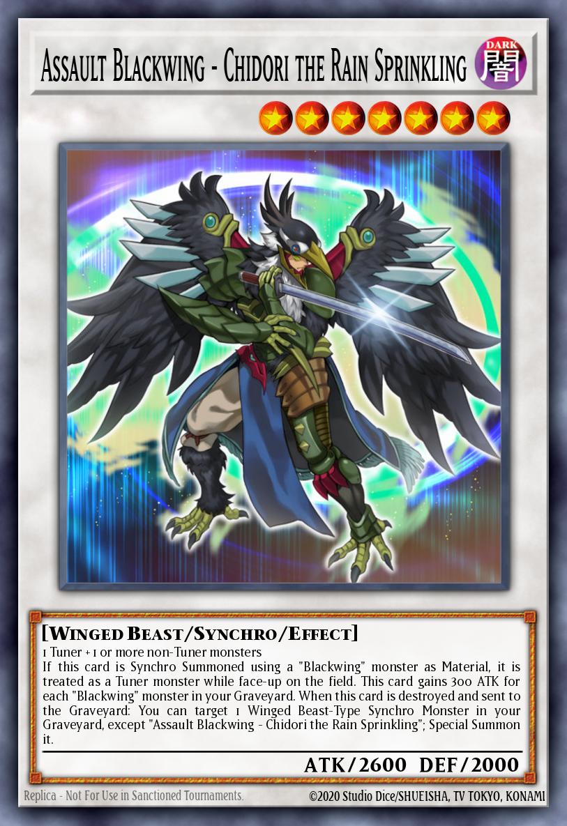 Card Image: Assault Blackwing - Chidori the Rain Sprinkling