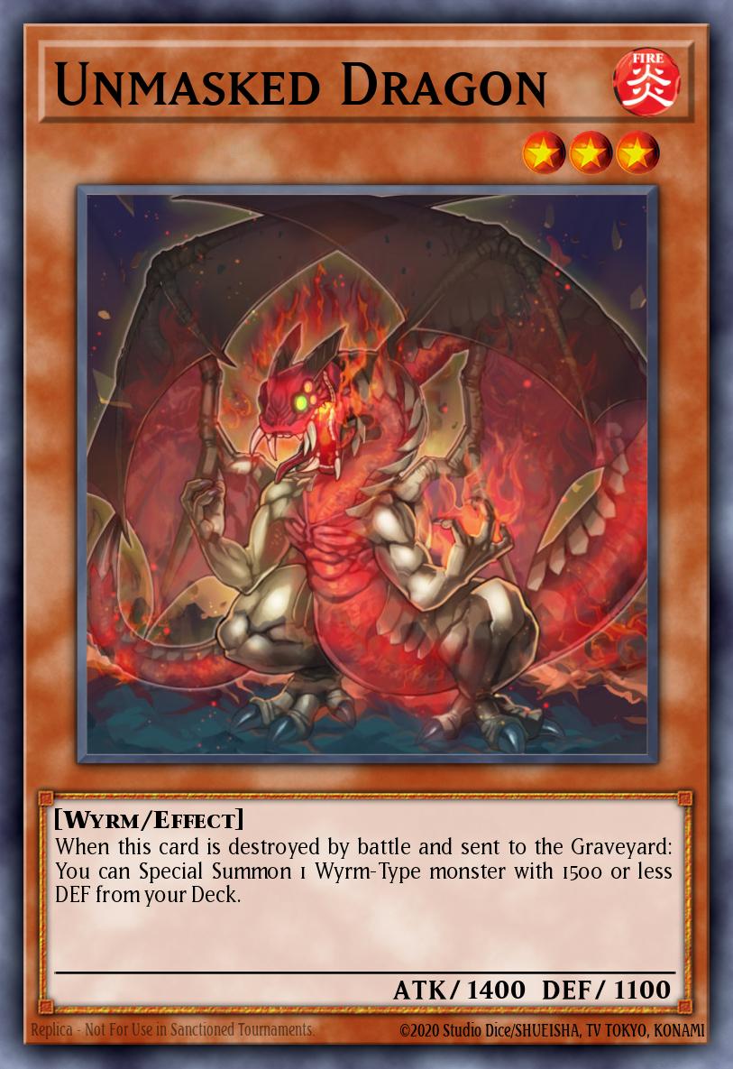 Card Image: Unmasked Dragon