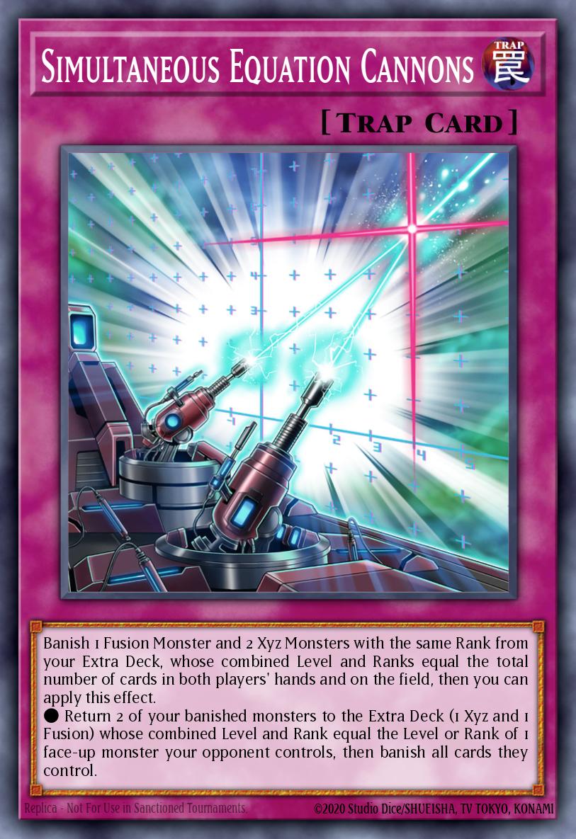 Card Image: Simultaneous Equation Cannons