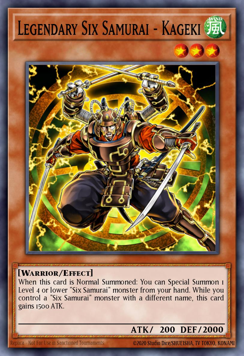 Card Image: Legendary Six Samurai - Kageki