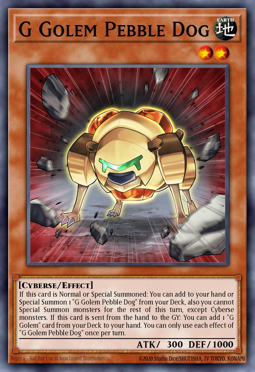 Card Image: G Golem Pebble Dog