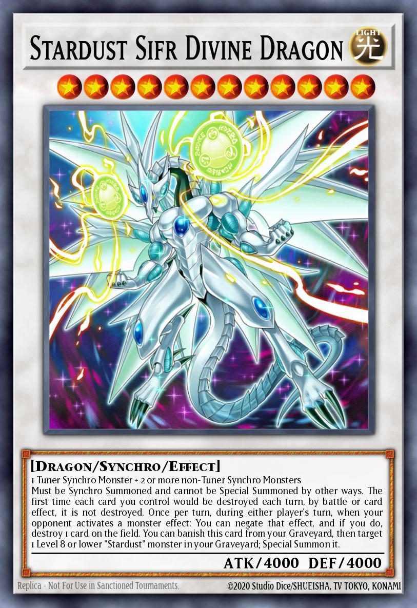 Card Image: Stardust Sifr Divine Dragon