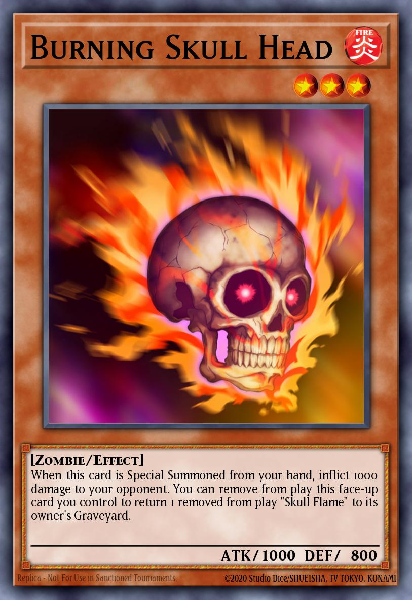 Card Image: Burning Skull Head