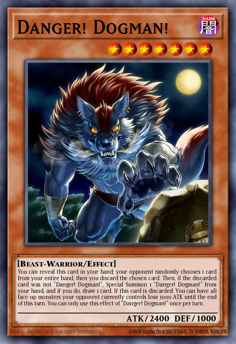 Card Image: Danger! Dogman!