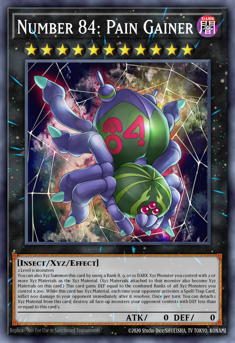 Card Image: Number 84: Pain Gainer