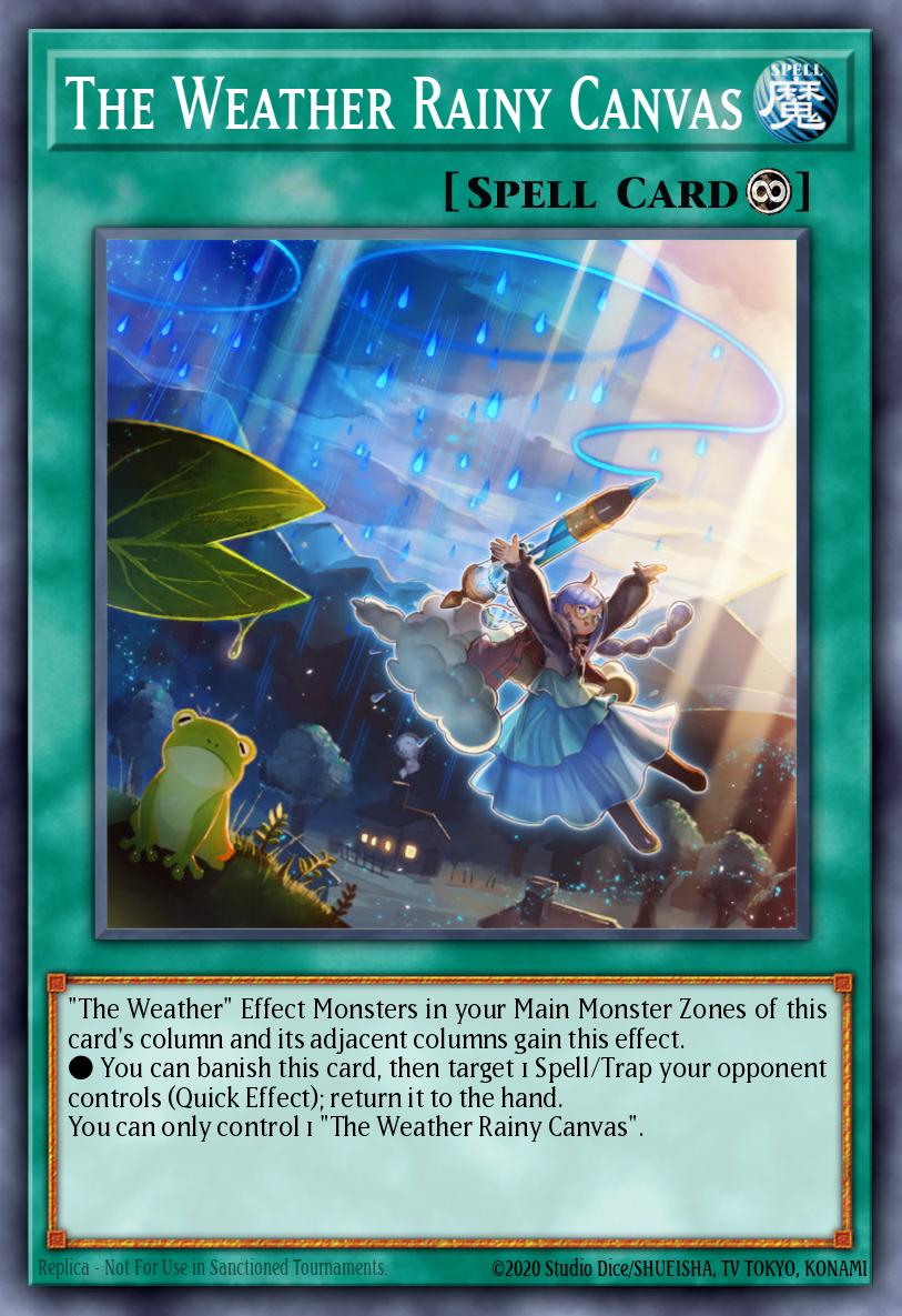 Card Image: The Weather Rainy Canvas