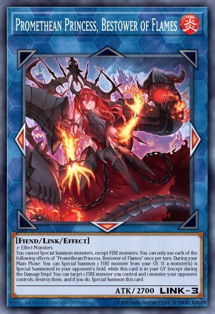 Card Image: Promethean Princess, Bestower of Flames