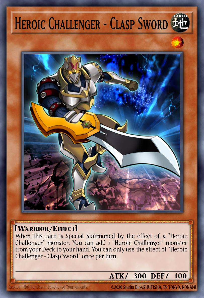 Card Image: Heroic Challenger - Clasp Sword
