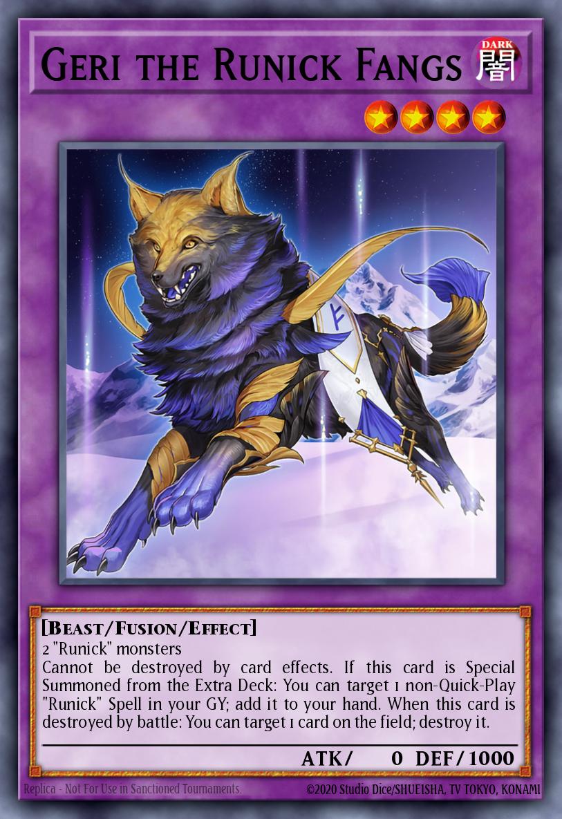 Card Image: Geri the Runick Fangs