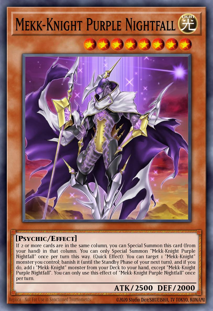 Card Image: Mekk-Knight Purple Nightfall