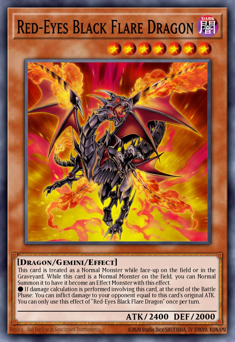 Card Image: Red-Eyes Black Flare Dragon