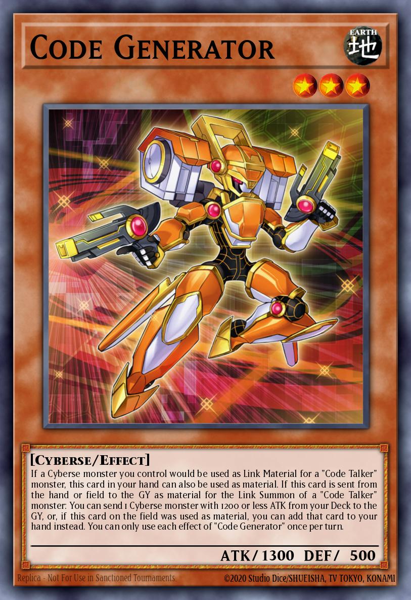 Card Image: Code Generator