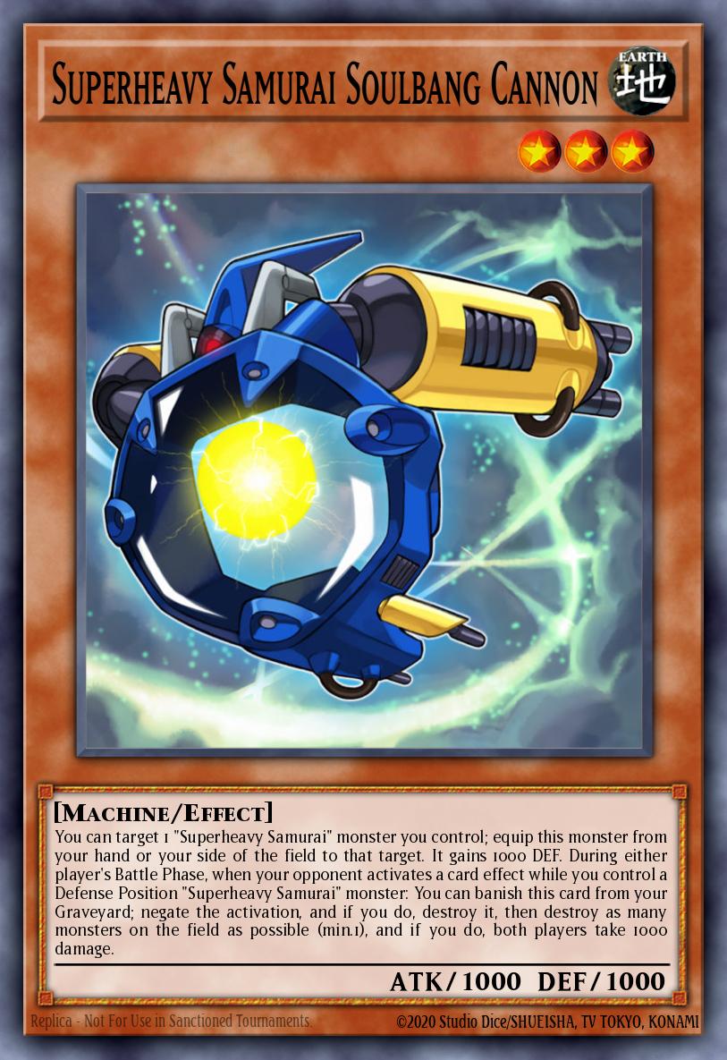 Card Image: Superheavy Samurai Soulbang Cannon
