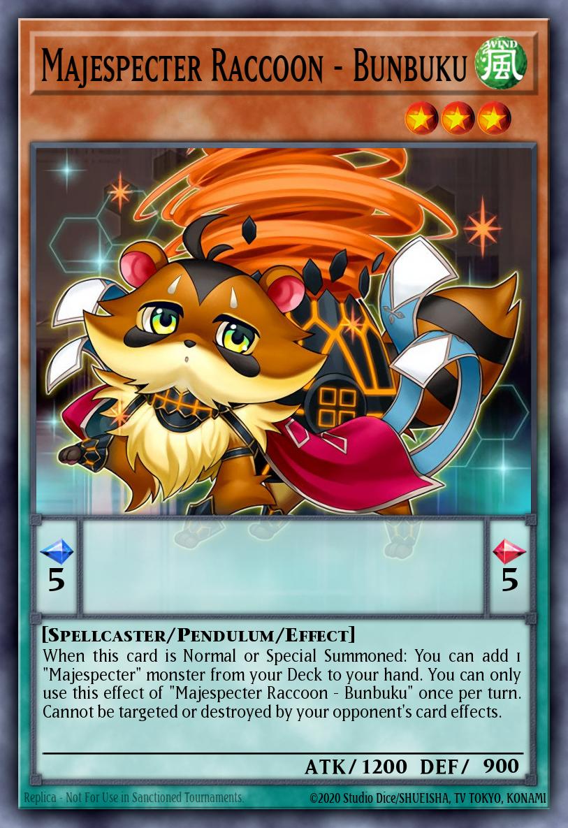 Card Image: Majespecter Raccoon - Bunbuku